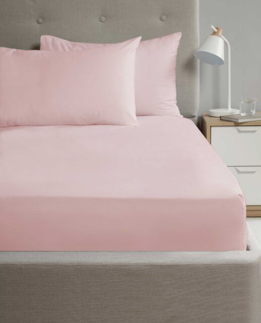 Rapport Home 56P Polycotton Housewife Pillowcase Pair (75 x 50 cm) in Pink - Size: Standard Pillow Case - image 1