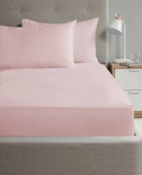 Rapport Home 56P Polycotton Housewife Pillowcase Pair (75 x 50 cm) in Pink - Size: Standard Pillow Case - thumbnail 1