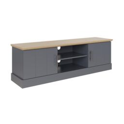GFW Kendal Large TV Unit in Blue - thumbnail 3