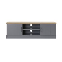 GFW Kendal Large TV Unit in Blue - thumbnail 2