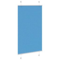 Berkfield Home Pleated Blind Blue 70x150 cm Fabric Width 69.4 cm Polyester - thumbnail 3