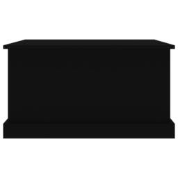 Berkfield Home Storage Box Black 70x40x38 cm Engineered Wood - Size: 70 x 40 x 38 cm - thumbnail 6