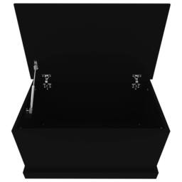 Berkfield Home Storage Box Black 70x40x38 cm Engineered Wood - Size: 70 x 40 x 38 cm - thumbnail 8