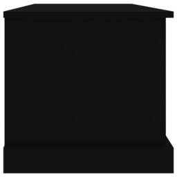 Berkfield Home Storage Box Black 70x40x38 cm Engineered Wood - Size: 70 x 40 x 38 cm - thumbnail 7