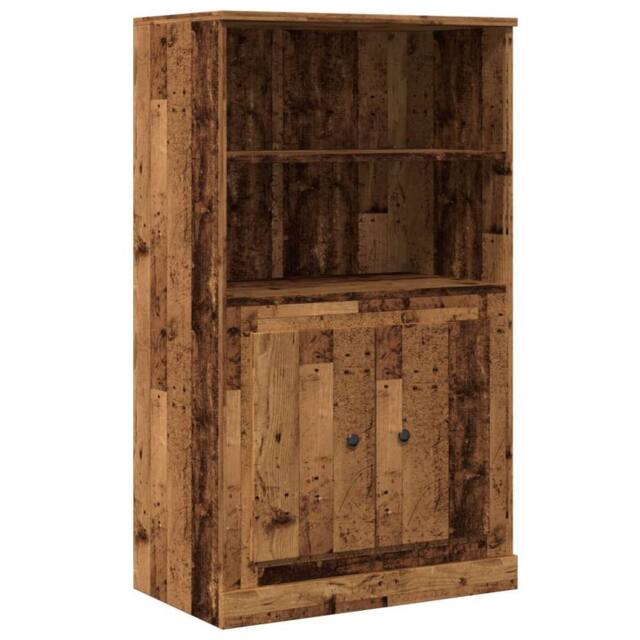 Berkfield Home Highboard Old Wood 60x35.5x103.5 cm Engineered Wood in Brown - image 1