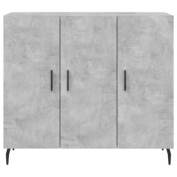 Berkfield Home Sideboard Concrete Grey 90x34x80 cm Engineered Wood - Size: 90 x 34 x 80 cm - thumbnail 6