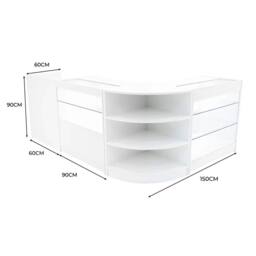 Monstershop Theia LED Shop Counter Set K900, C900, TB60 & LM60 - White - thumbnail 3