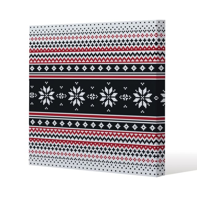 Benjamin Tate Design Abstract christmas (canvas) / 114 x 114 x 4cm in Natural - Size: 114 x 114 x 4 cm - image 1