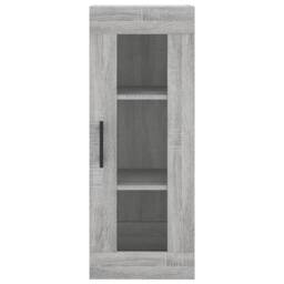 Berkfield Home Highboard Grey Sonoma 34.5x34x180 cm Engineered Wood - thumbnail 6