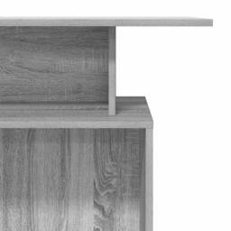 Berkfield Home Reception Desk Grey Sonoma 100x40x104 cm Engineered Wood - Size: 100 x 40 x 104 cm - thumbnail 8