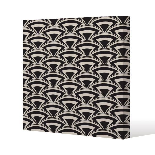 Benjamin Tate Design Geometric Arches (Canvas Print) / 46 x 46 x 4cm in Natural - Size: 46 x 46 x 4 cm - image 1