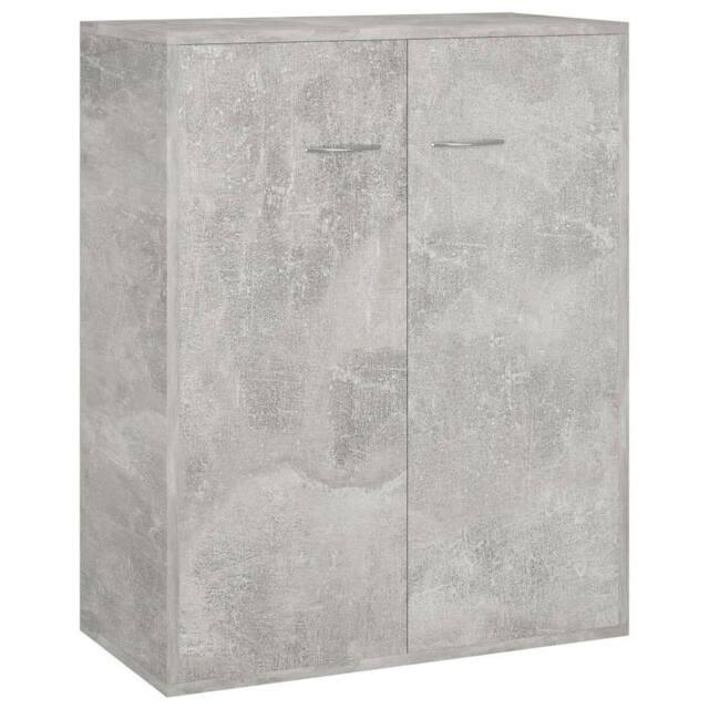 Berkfield Home Sideboard Concrete Grey 60x30x75 cm Engineered Wood - Size: 60 x 30 x 75 cm - image 1