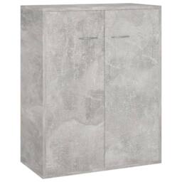 Berkfield Home Sideboard Concrete Grey 60x30x75 cm Engineered Wood - Size: 60 x 30 x 75 cm - thumbnail 1