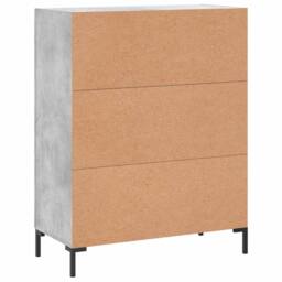 Berkfield Home Sideboard Concrete Grey 69.5x34x90 cm Engineered Wood - thumbnail 8