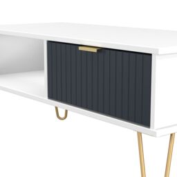 Ready Assembled 2 U Bexley 1 Drawer Coffee Table (Ready Assembled) in Dark Blue - thumbnail 4