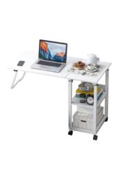 Garden Sanctuary Height Adjustable Mobile Table in White - thumbnail 2
