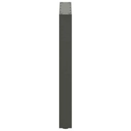 Berkfield Home Coffee Table Legs U-Shaped 2 pcs Anthracite 70x(72-73) cm Steel in Black - thumbnail 6