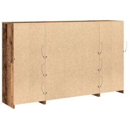 Berkfield Home Sideboard with LED Lights Old Wood 163x37x100 cm Engineered Wood in Brown - Size: 163 x 37 x 100 cm - thumbnail 8