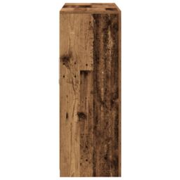 Berkfield Home Sideboard with LED Lights Old Wood 163x37x100 cm Engineered Wood in Brown - Size: 163 x 37 x 100 cm - thumbnail 7