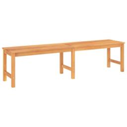 Berkfield Home Garden Bench 180 cm Solid Teak Wood in Brown - thumbnail 2