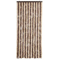 Berkfield Home Insect Curtain Beige & Light Brown 90x200 cm Chenille - thumbnail 3