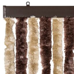Berkfield Home Insect Curtain Beige & Light Brown 90x200 cm Chenille - thumbnail 4