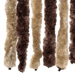 Berkfield Home Insect Curtain Beige & Light Brown 90x200 cm Chenille - thumbnail 5