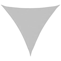 Berkfield Home Sun Shade Sail Light Grey 4x4x4 m 100% Polyester Oxford - thumbnail 3