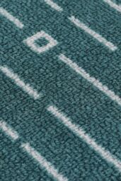 JVL Savio Machine Washable Doormat 40 x 60 cm Teal - Size: 40 cm x 60 cm - thumbnail 3
