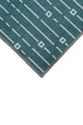 JVL Savio Machine Washable Doormat 40 x 60 cm Teal - Size: 40 cm x 60 cm - thumbnail 4