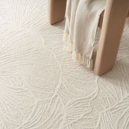 The Rug Shop UK Cream Modern Abstract Rayon Easy To Clean Cotton Backing Rug - Size: 160 cm x 220 cm - thumbnail 8