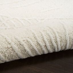 The Rug Shop UK Cream Modern Abstract Rayon Easy To Clean Cotton Backing Rug - Size: 160 cm x 220 cm - thumbnail 9