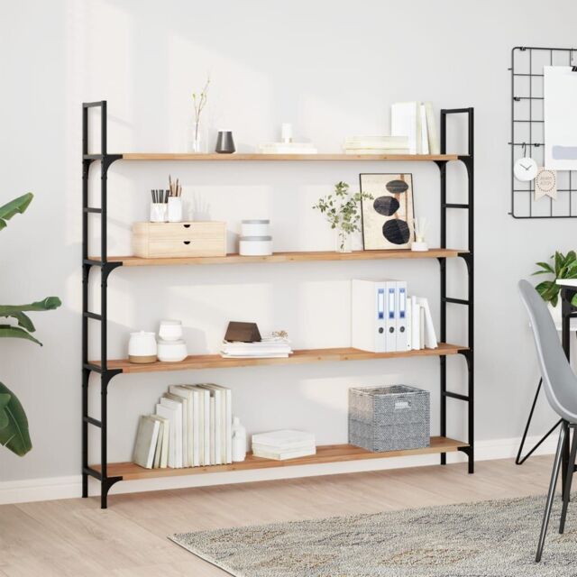 Berkfield Home Floating Shelf 160x20x2 cm Oil Finished Solid Wood Acacia in Brown - Size: 160 x 20 x 2 cm - image 1