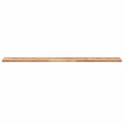 Berkfield Home Floating Shelf 160x20x2 cm Oil Finished Solid Wood Acacia in Brown - Size: 160 x 20 x 2 cm - thumbnail 4