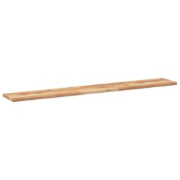 Berkfield Home Floating Shelf 160x20x2 cm Oil Finished Solid Wood Acacia in Brown - Size: 160 x 20 x 2 cm - thumbnail 3