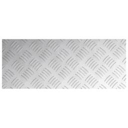 Berkfield Home Aluminium Checker Plates 2 pcs Non-Slip 50x20 cm in Silver - Size: Medium - thumbnail 5