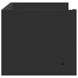 Berkfield Home Wall Shelf Black 100x35x30.5 cm Engineered Wood - thumbnail 5