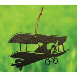 Poppyforge Hanging Tiger Moth Garden Art - W15 x H23 cm in Silver - thumbnail 3
