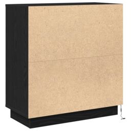 Berkfield Home Sideboard with LED Black Oak 71x34.5x75 cm Engineered Wood - thumbnail 9