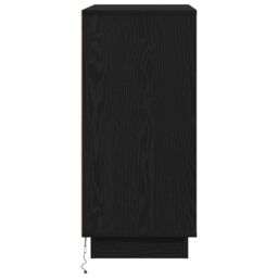 Berkfield Home Sideboard with LED Black Oak 71x34.5x75 cm Engineered Wood - thumbnail 8