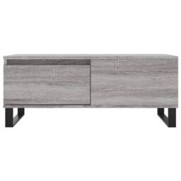 Berkfield Home Modern Coffee Table Grey Sonoma 90x50x36.5 cm Engineered Wood - thumbnail 5