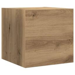 Berkfield Home 7 Piece TV Cabinet Set Wall-mounted Artisan Oak Engineered Wood in Brown - thumbnail 6