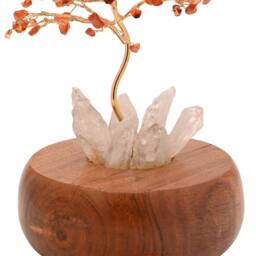 Serenity Carnelian LED Glow Tree in Orange - thumbnail 4