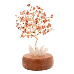 Serenity Carnelian LED Glow Tree in Orange - thumbnail 3