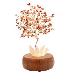 Serenity Carnelian LED Glow Tree in Orange - thumbnail 2