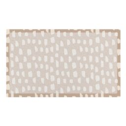 Artsy Mats Mushroom Dashes Indoor Outdoor Doormat (70 x 40cm) in Beige - Size: 40 cm x 70 cm - thumbnail 2