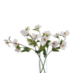 Lemon Pavilion Furniture and Decor The Natural Garden - Hellibore, Artificial Flower Single Stem - H47 cm in Pale Pink - thumbnail 4
