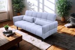 DS Living Bello 2 Seater Sofa Bed in Silver - thumbnail 2