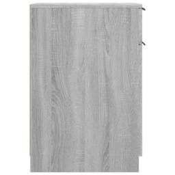 Berkfield Home Decorative Desk Cabinet Grey Sonoma 33.5x50x75 cm Engineered Wood - thumbnail 8