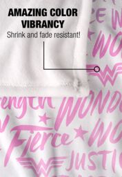 Wonder Woman Words of Wisdom Silky Touch Super Soft Throw Blanket 152 X 127 cm in White - thumbnail 4